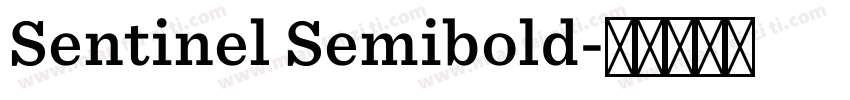 Sentinel Semibold字体转换